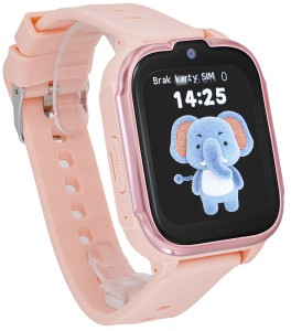 Rubicon SMARTWATCH RNCF44 Różowy Różowy Silikon