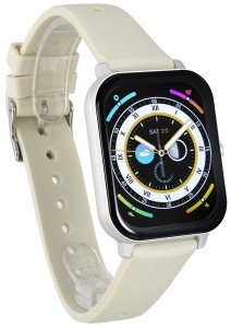 Rubicon SMARTWATCH RNCF53 Srebrny Jasno Zielony Silikon
