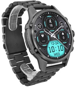 Hagen SMARTWATCH HB45 AMOLED LATARKA LED CZARNY BRANSOLETA