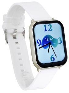 Rubicon SMARTWATCH RNCF46 ZŁOTY-BIAŁY-SILKON
