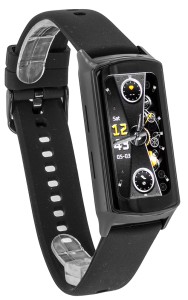 Hagen SMARTWATCH HB35 CZARNY CZARNY SILIKON