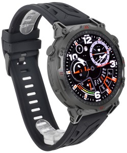 Rubicon SMARTWATCH RNCF52 Czarny Czarna Bransoleta + Czarny Silikon