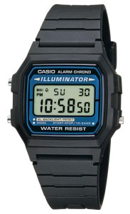 Casio Zegarek F-105W-1AYEF